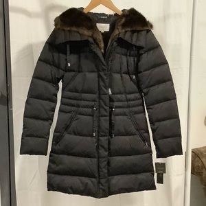 NWT Laundry by Shelli Segal Hooded Coat